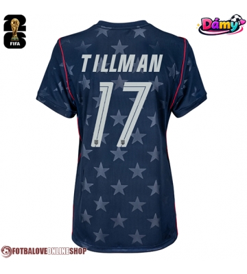 Spojené státy Malik Tillman #17 Venkovní Dres pro Dámy MS 2026 Krátkým Rukávem